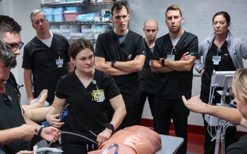IPAP Students Practice Life-Saving Chest Tube Procedures