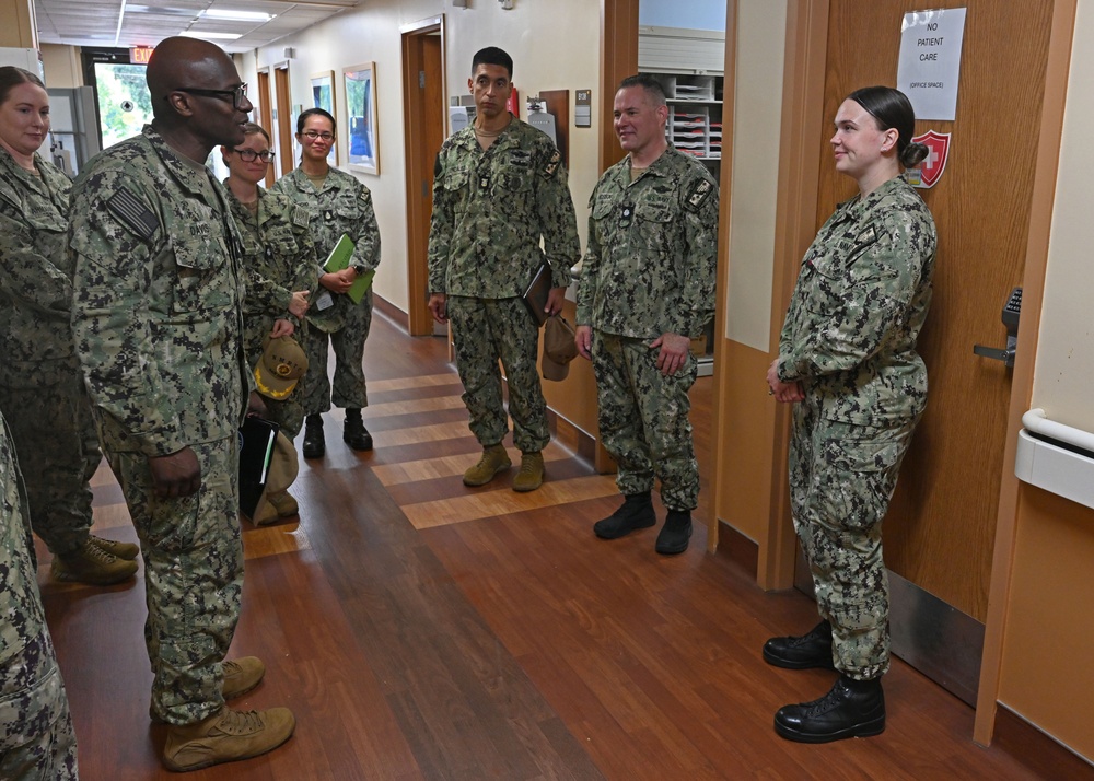 U.S. Pacific Fleet Master Chief Don Davis visits Naval Medical Center San Diego, Naval Training Center, Health Clinic U.S. Pacific Fleet Master Chief Don Davis visits Naval Medical Center San Diego, Naval Training Center, Health Clinic