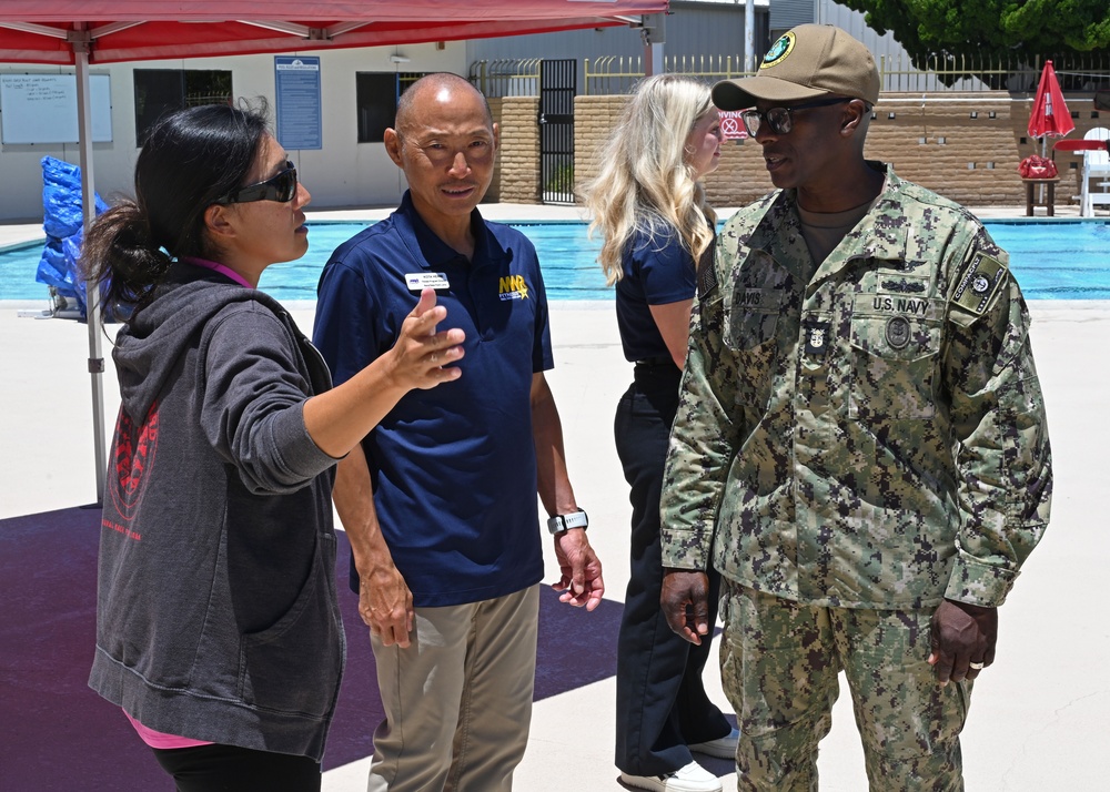 U.S. Pacific Fleet Master Chief Don Davis visits Naval Base Point Loma