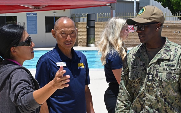 U.S. Pacific Fleet Master Chief Don Davis visits Naval Base Point Loma