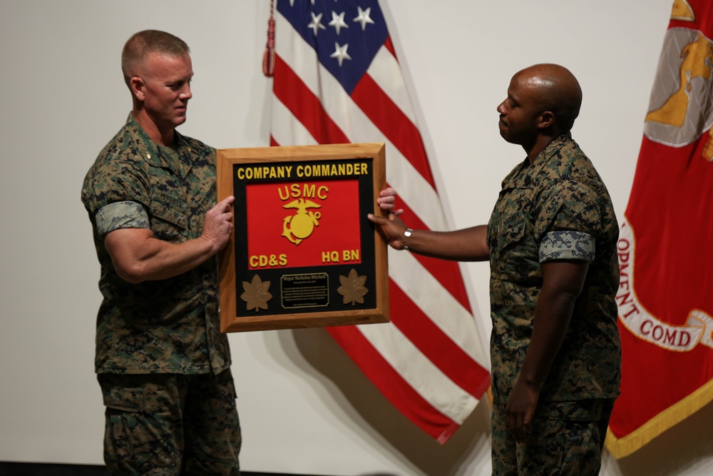 CD&amp;S Company Commander Change of Command Ceremony