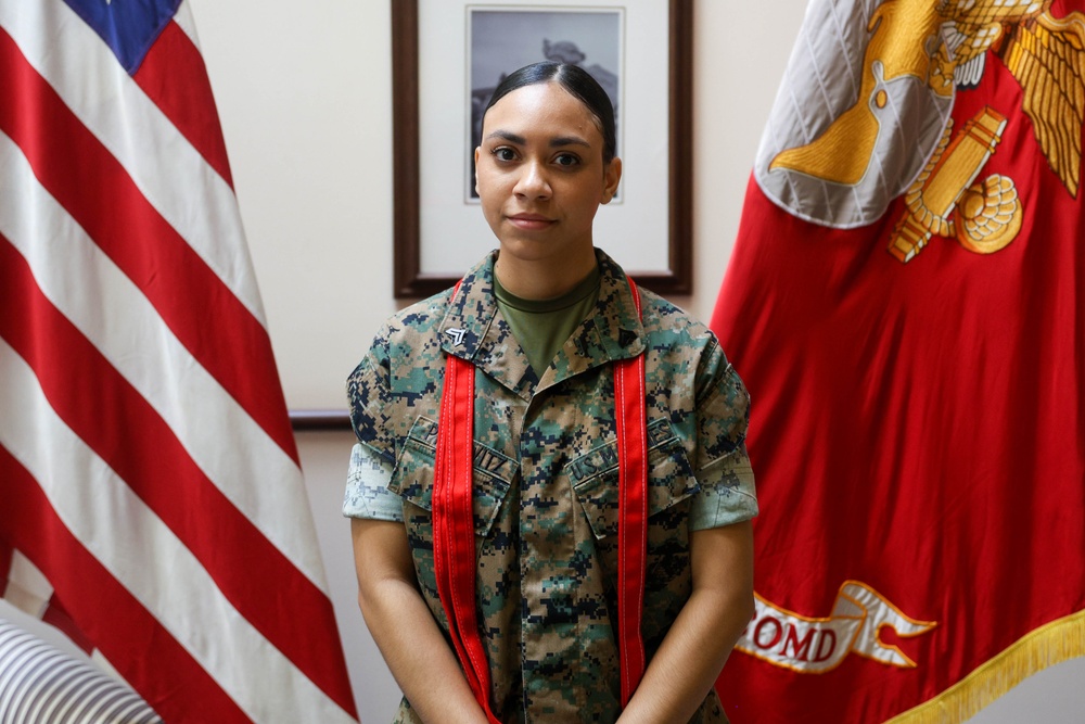 Commandant of the Marine Corps Meritoriously Promotes Cpl Tatiana Prillwitz