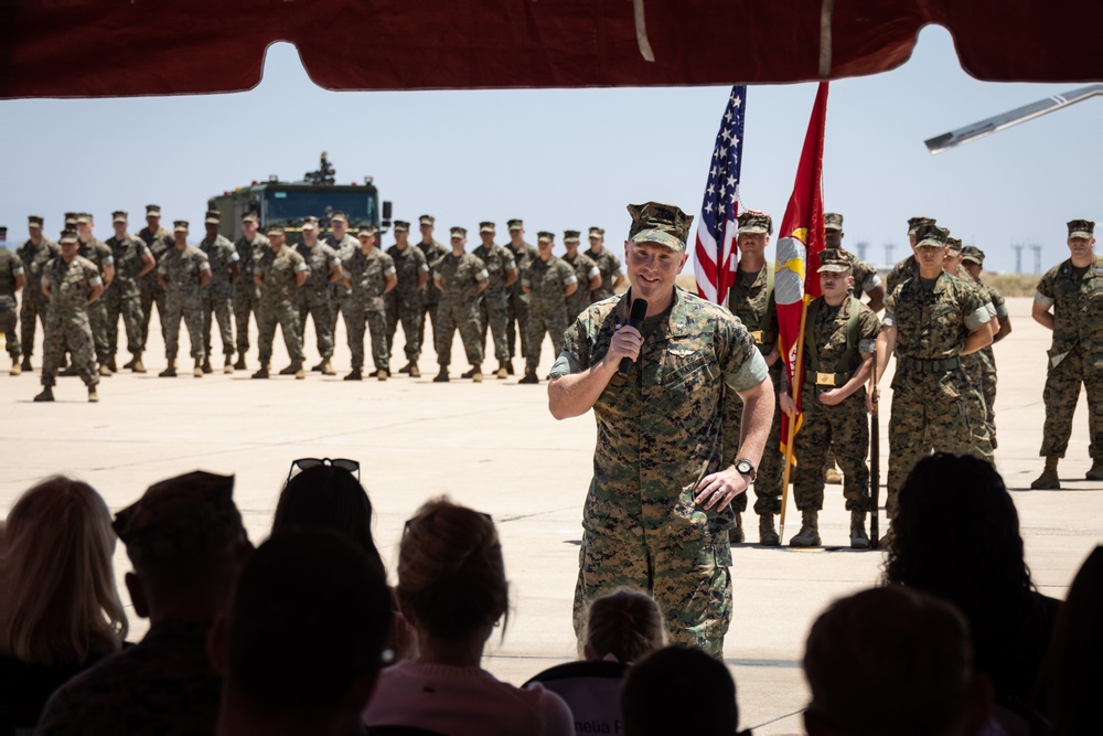 MAG-41 Detachment-B Change of Command