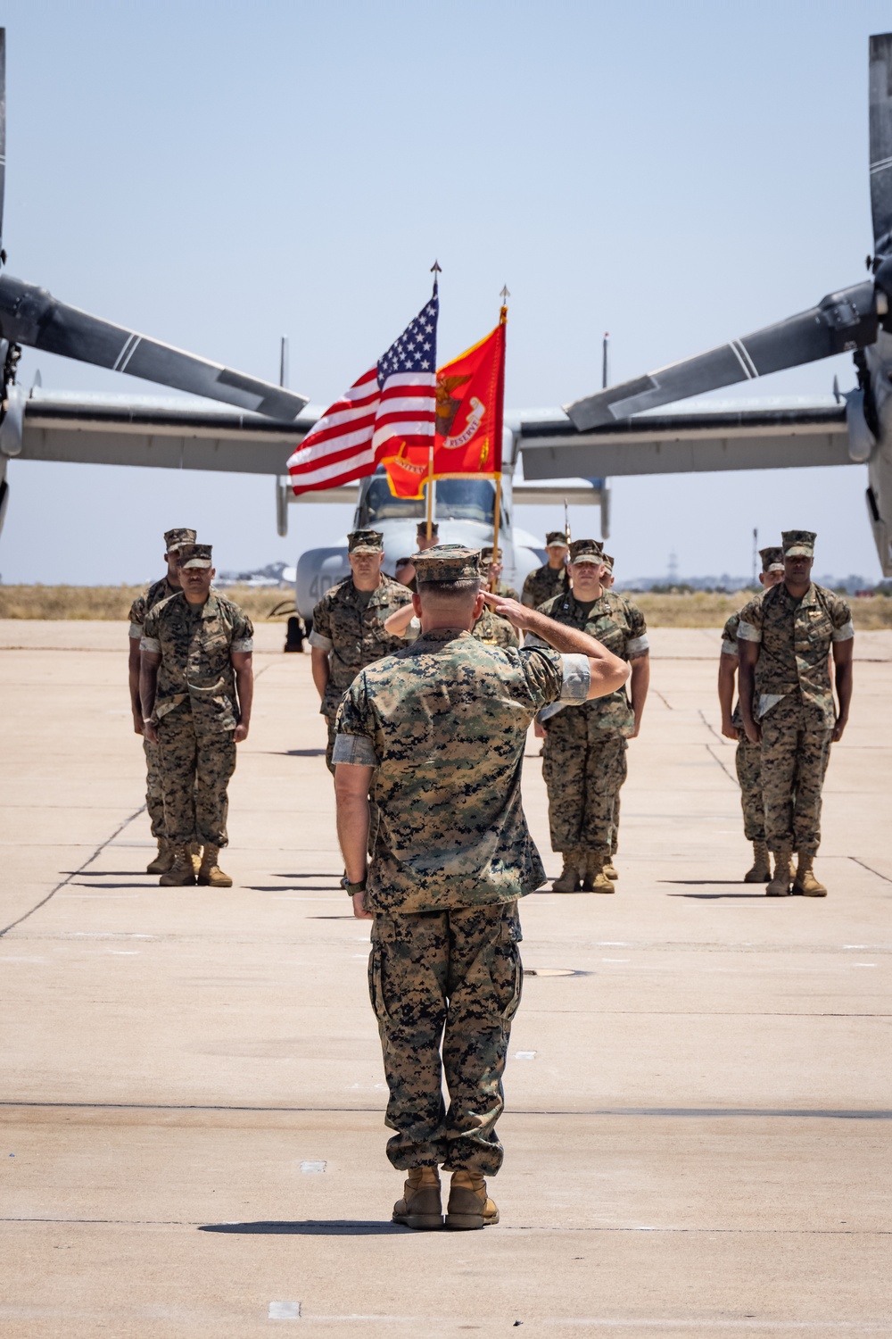 MAG-41 Detachment-B Change of Command