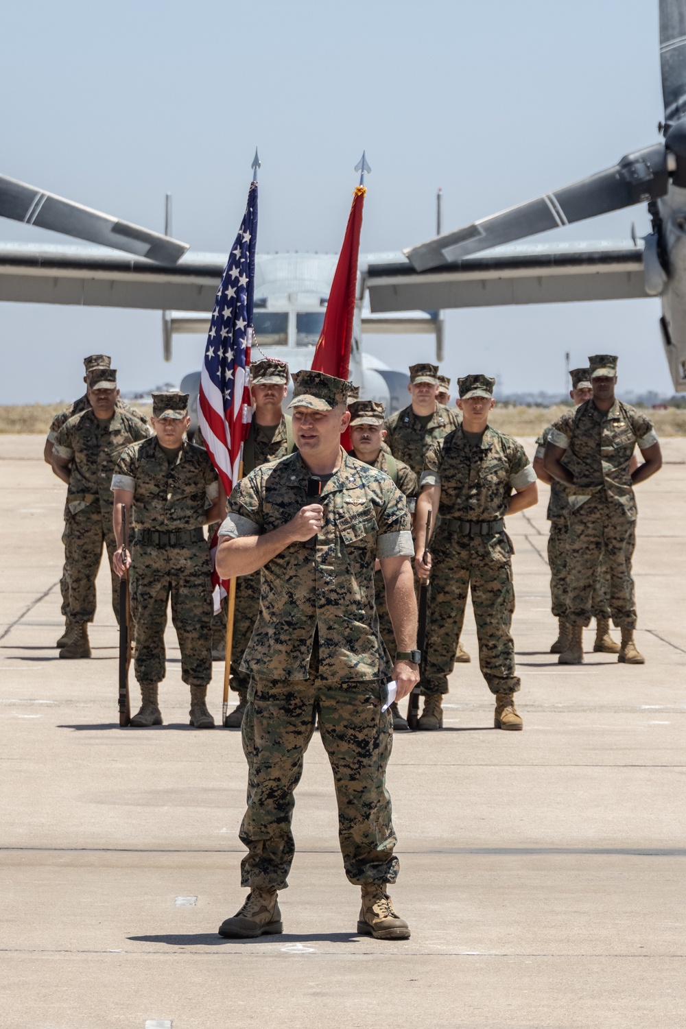 MAG-41 Detachment-B Change of Command