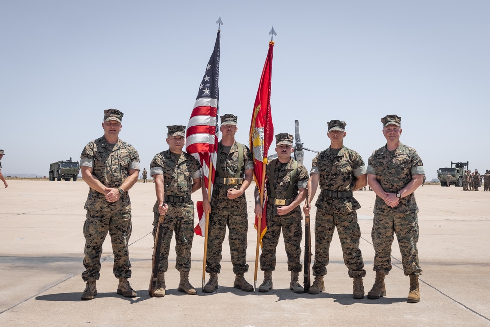 MAG-41 Detachment-B Change of Command