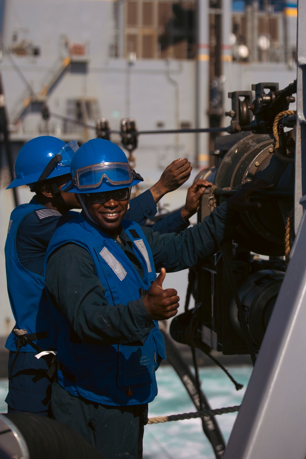 USS Winston S. Churchill (DDG 81) Conducts Replenishment-at-Sea