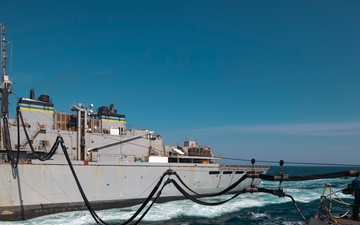 USS Winston S. Churchill (DDG 81) Conducts Replenishment-at-Sea