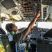 KC-135 Stratotanker gets ready to support a test mission at Edwards Air Force Base