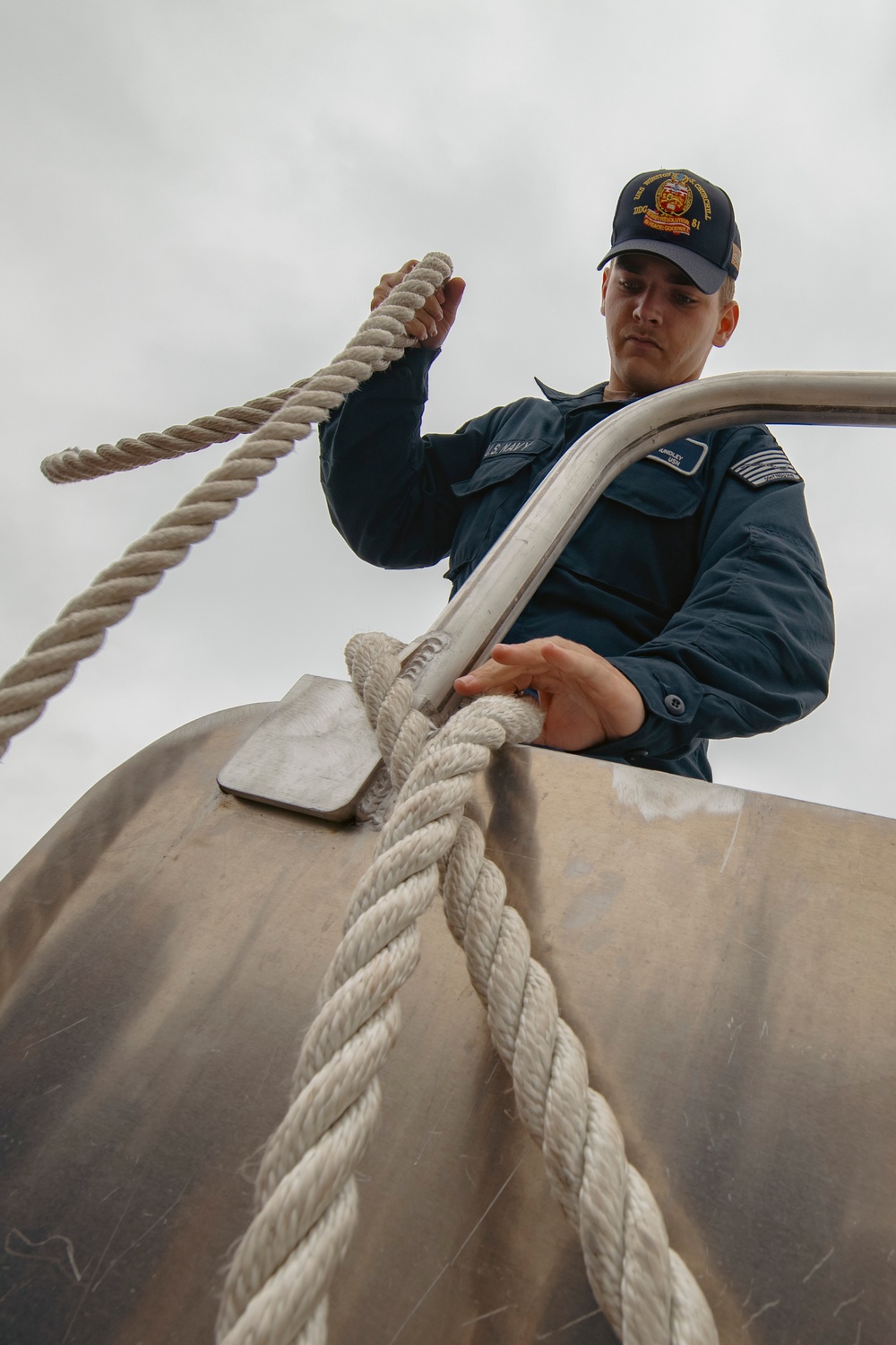 USS Winston S. Churchill (DDG 81) Departs Naval Weapons Station Yorktown