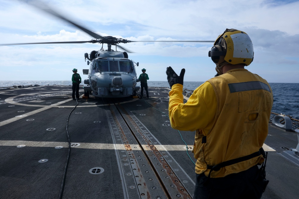 USS Bainbridge (DDG 96) Flight Deck Operations