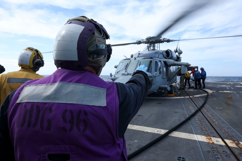 USS Bainbridge (DDG 96) Flight Deck Operations