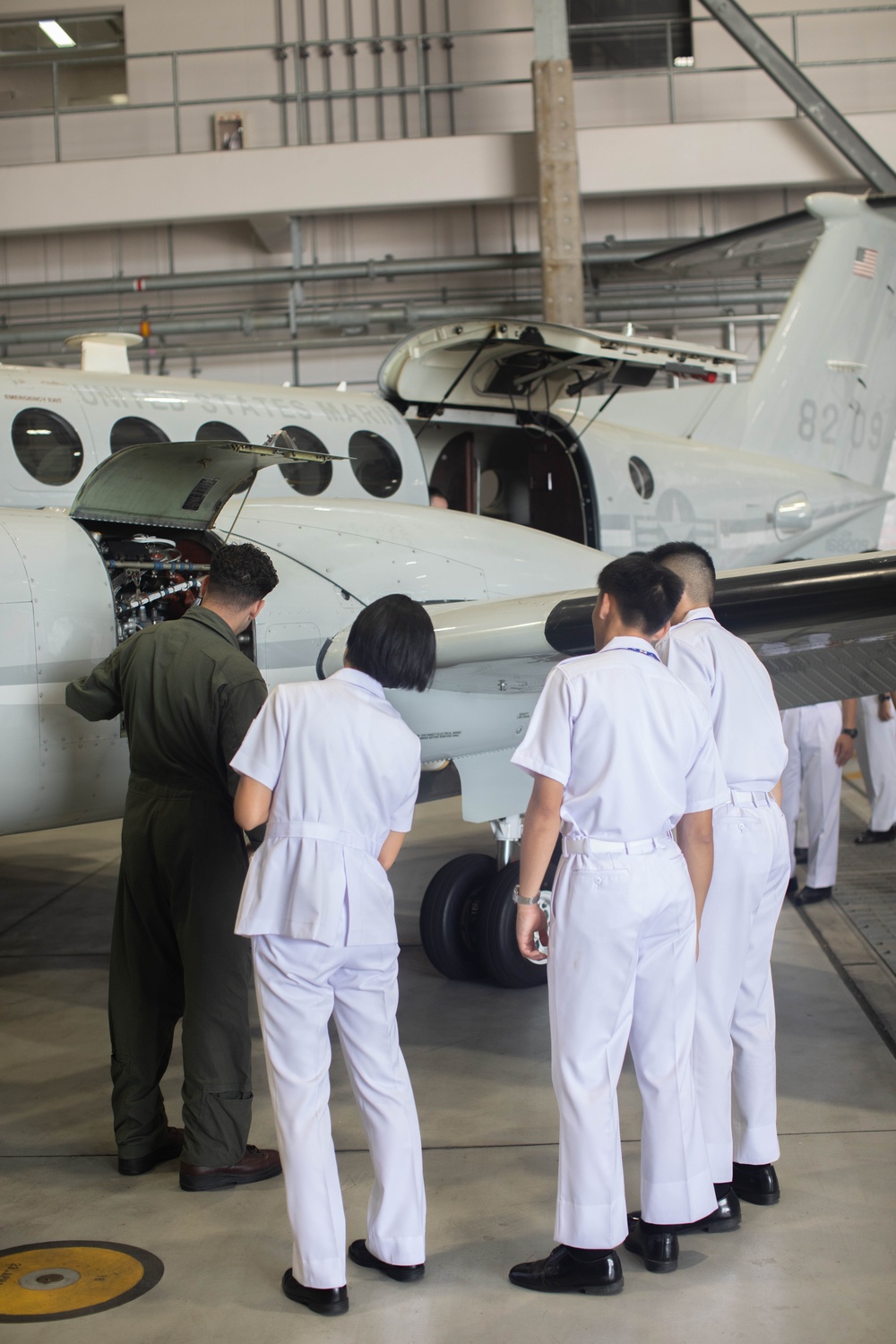 JMSDF Cadet Base Tour at MCAS Iwakuni