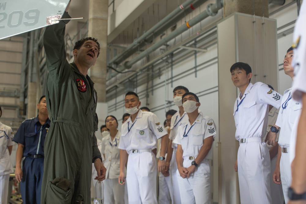 JMSDF Cadet Base Tour at MCAS Iwakuni