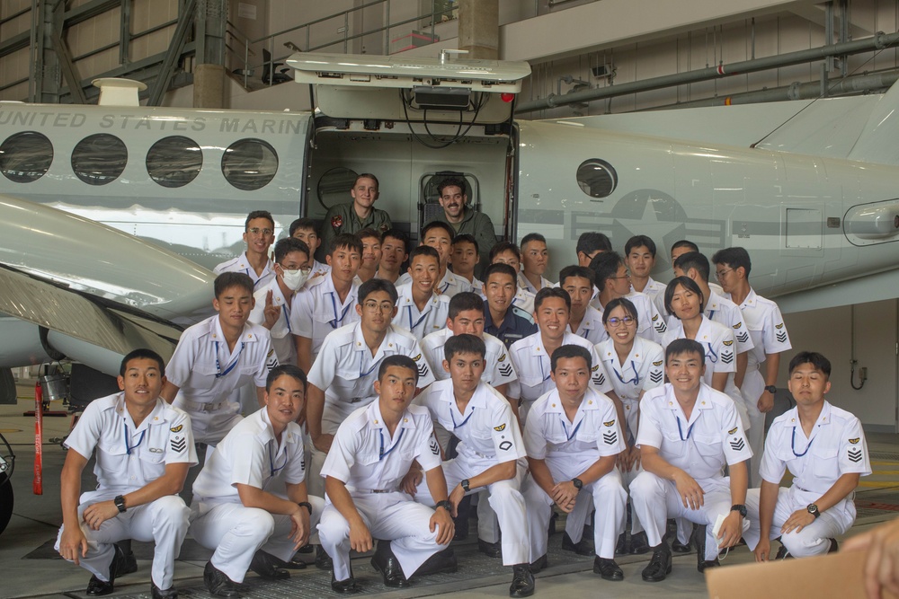 JMSDF Cadet Base Tour at MCAS Iwakuni