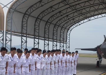 JMSDF Cadet Base Tour at MCAS Iwakuni