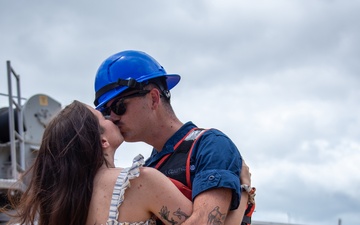 Coast Guard Cutter Harriet Lane returns home following patrol in Oceania
