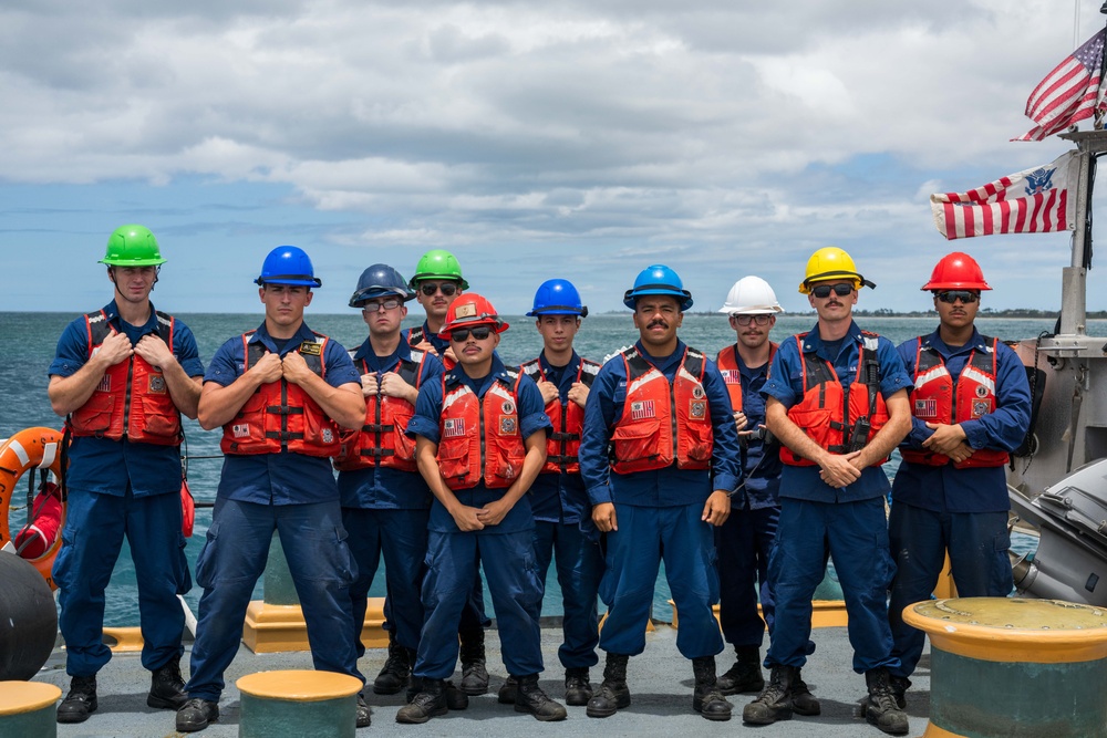 Coast Guard Cutter Harriet Lane returns home following patrol in Oceania