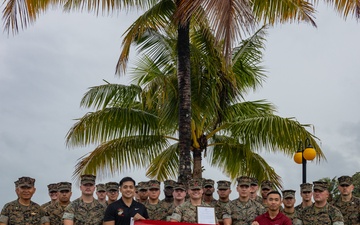 Palau Promotion: Nebraska native promoted to Lance Corporal during Koa Moana 25
