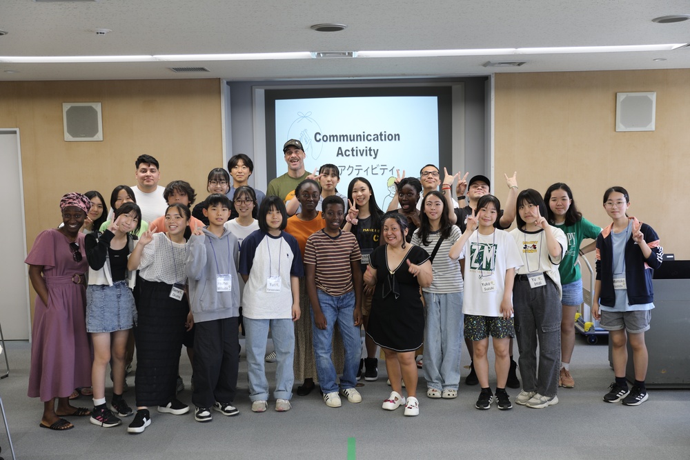 Camp Zama volunteers join local students for English practice, cultural exchange ahead of sister city visit