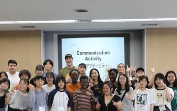 Camp Zama volunteers join local students for English practice, cultural exchange ahead of sister city visit