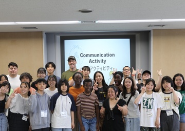 Camp Zama volunteers join local students for English practice, cultural exchange ahead of sister city visit