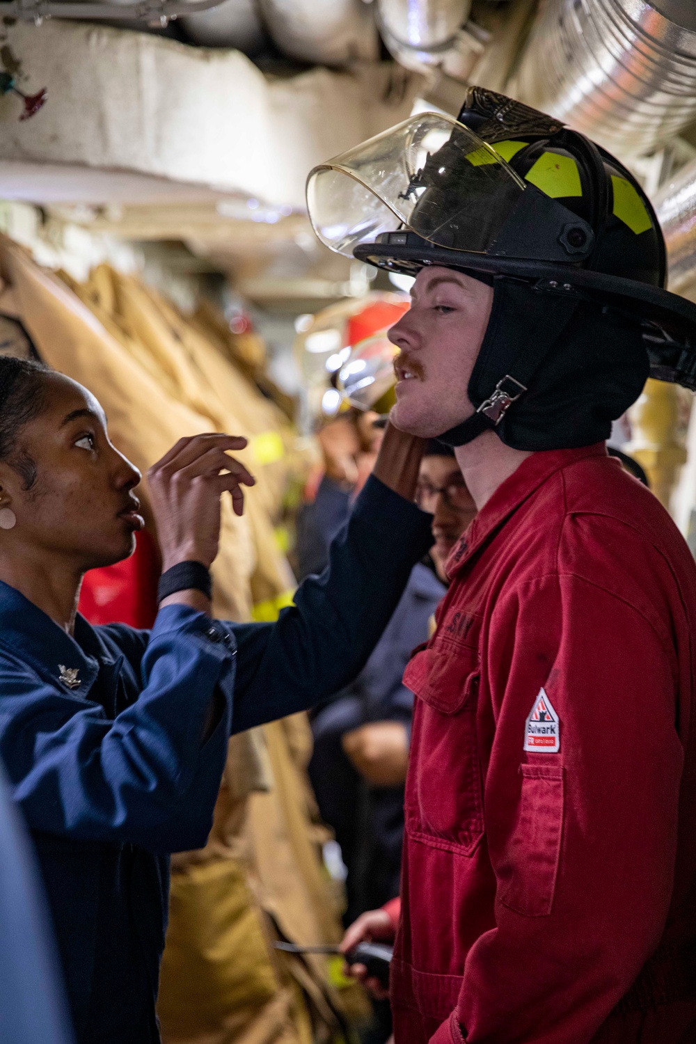 USS Preble Conducts Damage Control Drill
