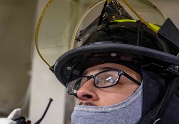 USS Preble Conducts Damage Control Drill