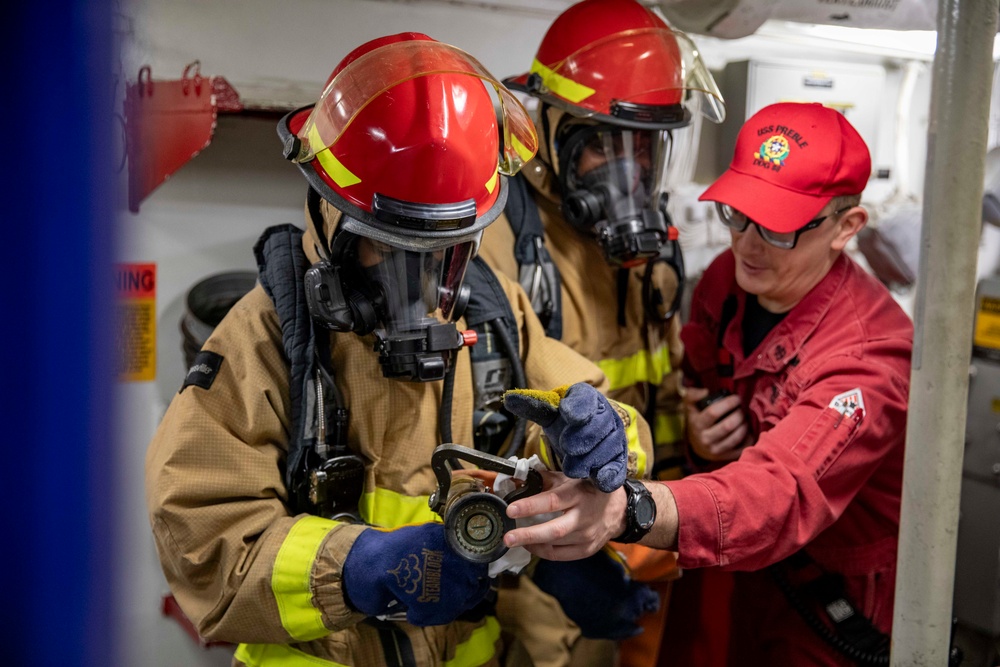 USS Preble Conducts IET Drill