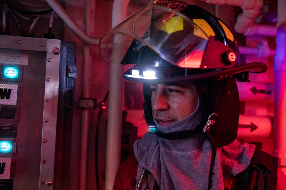 USS Preble Conducts General Quarters Drill