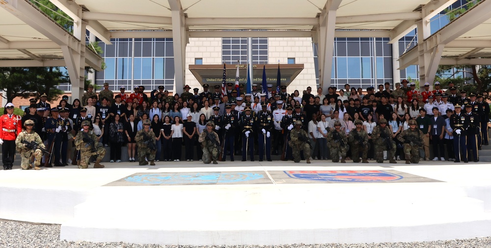 United Nations Command welcomes students to mark 75th anniversary