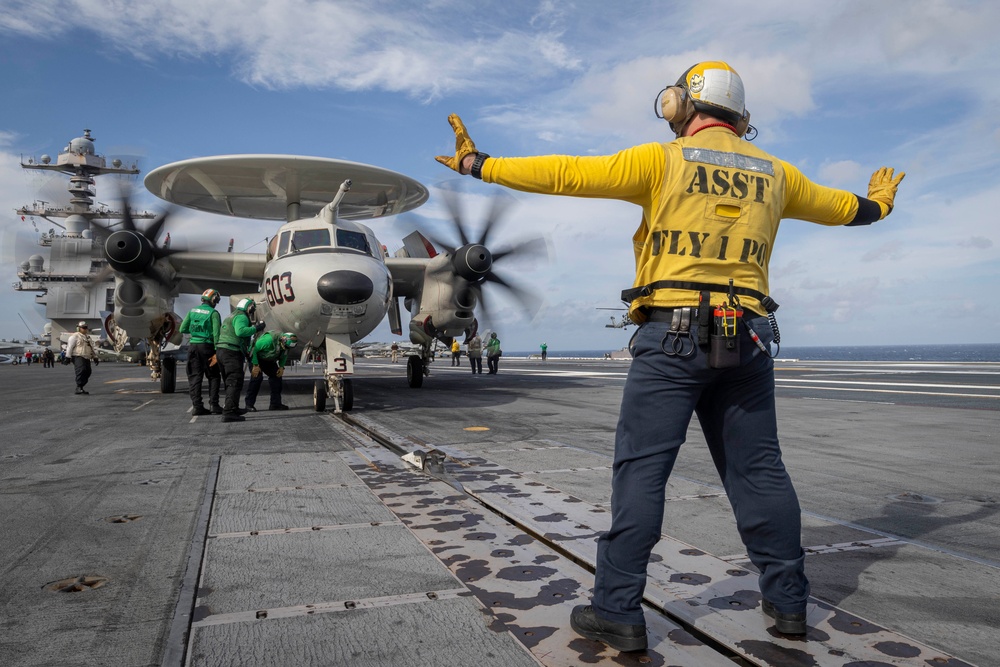 USS Gerald R. Ford (CVN 78) Conducts Routine Flight Operations