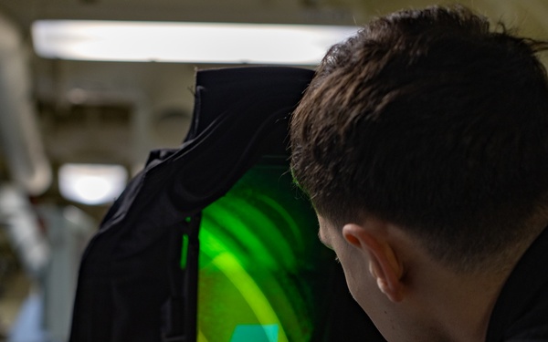 Aviation Electronics Technician Repairs an F/A-18 HUD