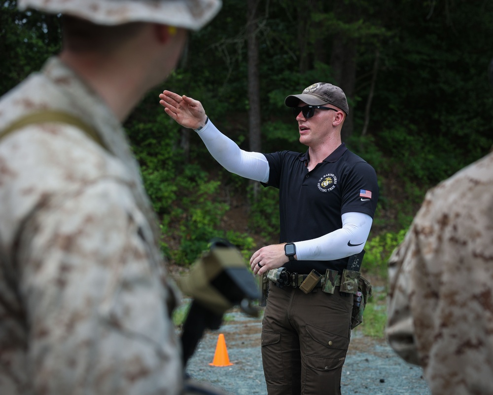 Alpha Company Marksmanship with Marine Corps Shooting Team