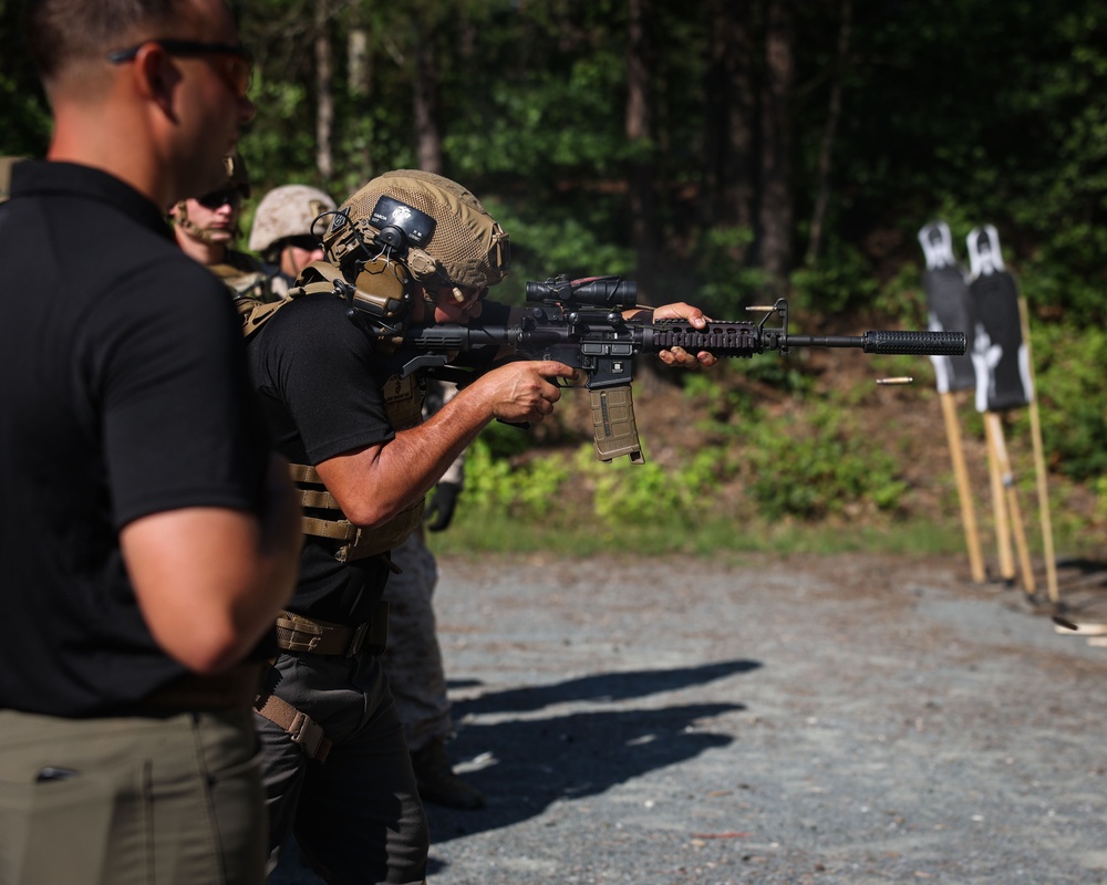 Alpha Company Marksmanship with Marine Corps Shooting Team