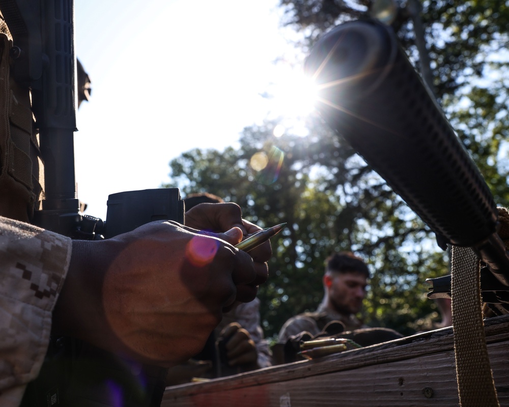 Alpha Company Marksmanship with Marine Corps Shooting Team