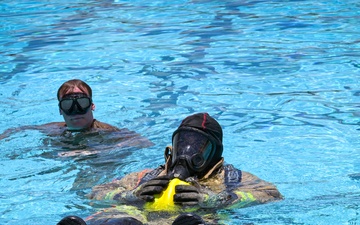 165th Airlift Wing firefighters conduct water survival training in Hawaii