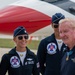 Medal of Honor recipient Sammy Lee Davis meets Thunderbirds