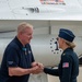 Medal of Honor recipient Sammy Lee Davis meets Thunderbirds