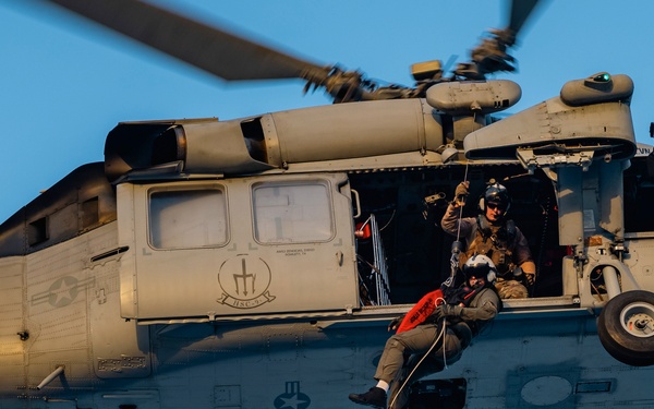 Carrier Strike Group 12 Conducts Fast-Rope Exercise