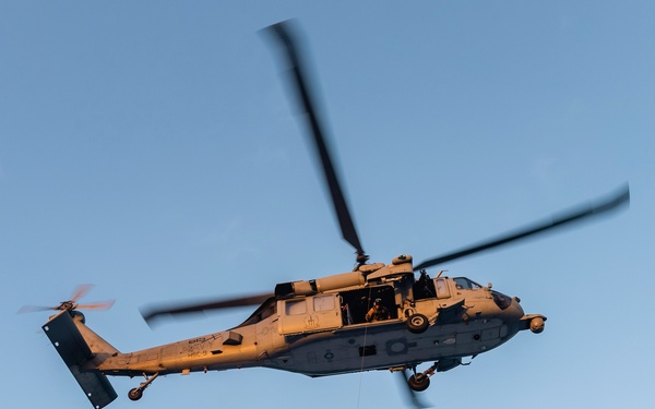 USS Gerald R. Ford (CVN 78) Conducts Fast-Rope Exercise