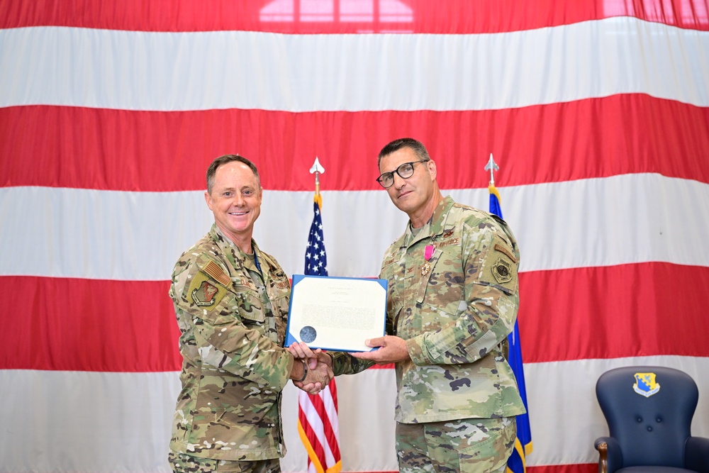 31st MXG conducts change of command ceremony