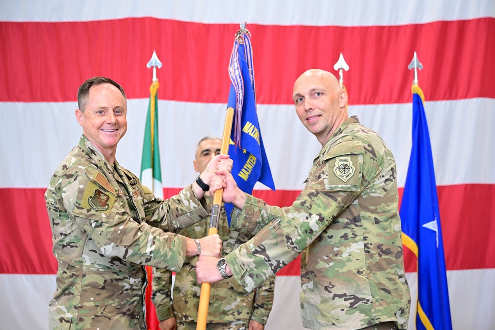31st MXG conducts change of command ceremony