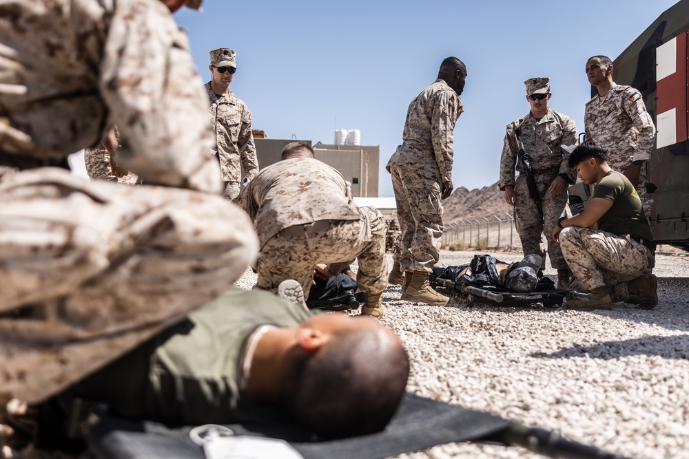 2nd Medical Battalion conducts Medical Evacuation Drill