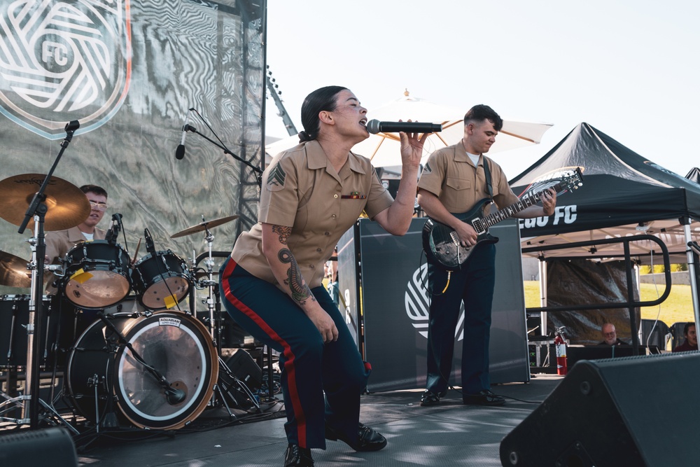 Marine Band San Diego at the San Diego Football Club