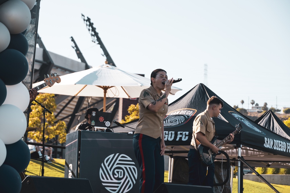 Marine Band San Diego at the San Diego Football Club