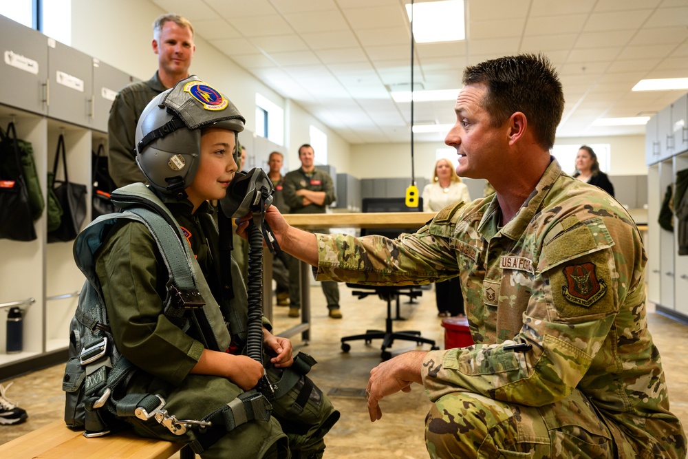 Dylan's aviation dream takes off at Hill AFB with help from Make-A-Wish Utah