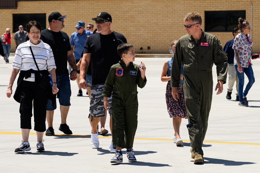 Dylan's aviation dream takes off at Hill AFB with help from Make-A-Wish Utah