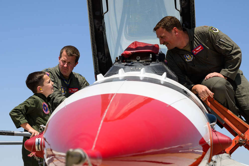 Dylan's aviation dream takes off at Hill AFB with help from Make-A-Wish Utah