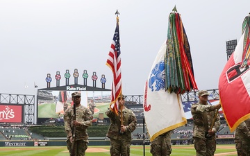 First Army takes the field at Chicago White Sox home game